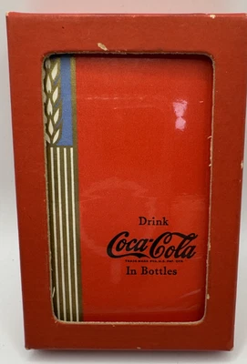 Vintage COCA COLA playing cards SEALED w/Tax Stamp by Brown & Bigelow St. Paul - Image 1 of 4