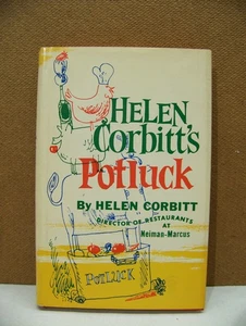 Helen Corbitt's Potluck 1962 Vintage Hardcover Book HC DJ TENTH PRINTING - Bild 1 von 6