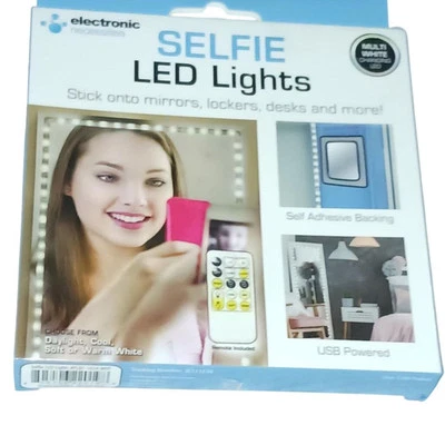 Selfie LED Light Strip USB Powered with Remote Control White 3.3ft electronic - Image 1 of 4
