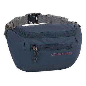Highlander Targa Bum Bag Funny Pack Travel Hiking Holiday Waist Army Pocket Navy - Picture 1 of 1