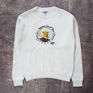 VINTAGE 90s Don't Let Anyone Steal Your Dream Bald Eagle Crewneck Kids - Picture 1 of 6