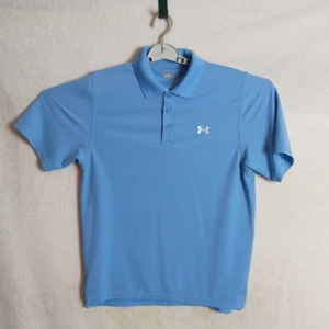 Under armour Heatgear Polo. Men's Small. Blue - Picture 1 of 9
