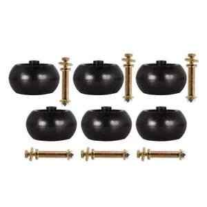 6Pk 5" Anti Scalp Deck Wheel Kit For Exmark Mower 103-7263 109-2098 1-603299 - Picture 1 of 7