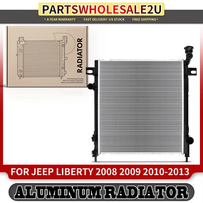 Radiador sin enfriador de aceite para Jeep Liberty 2008 2009 2010-2013 apto para V6 solo 3,7 L. Foto 1 de 4
