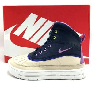 *NEW* Youth Nike WOODSIDE 2 HIGH J (GS) SAND/NAVY (524872 100), Sz 4.5Y - 7.0Y👍 - Picture 1 of 11