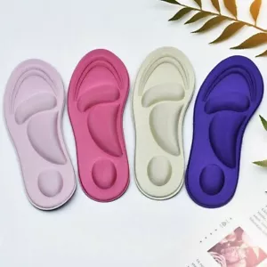 Unisex 4D Memory Foam orthopädische Schuheinlagen Pads Komfort Fußfüße Absatz NEU - Bild 1 von 29