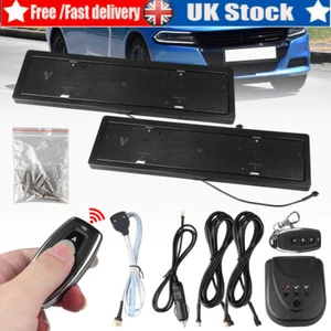 Car Plate Frame Holder Front/Rear for Car Shows Track Events Remote Control UK - Picture 1 of 12