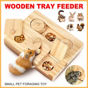 Hamster Feeder Snack Tray Pet Supplies Hidden Foraging Toy for Small Pets AU - Picture 1 of 15