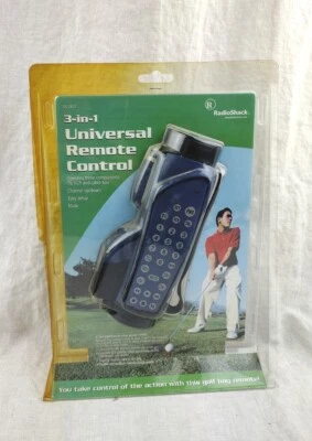 Vintage Radio Shack 3 In 1 Universal Golf Bag Shaped Remote Control. - Image 1 of 3