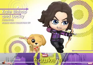 Hot Toys HT COSB913 Kate Bishop and Lucky COSBABY Bobble Head PVC Figure Model - Picture 1 of 6