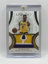 2021-22 Panini Flawless Basketball Russell Westbrook GAME USED Patch Gold 9/10