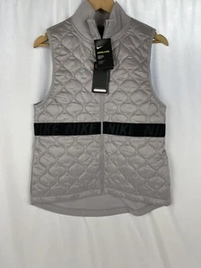 Nike AeroLayer Thermal Quilted Running Vest Grey BV3869-059 Women’s Size Small - Picture 1 of 7