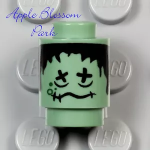 NUEVO Lego Caballero Autobús Arena Verde CABEZA ENCOGIDA con Cabello Negro - Harry Potter 4866 - Imagen 1 de 1