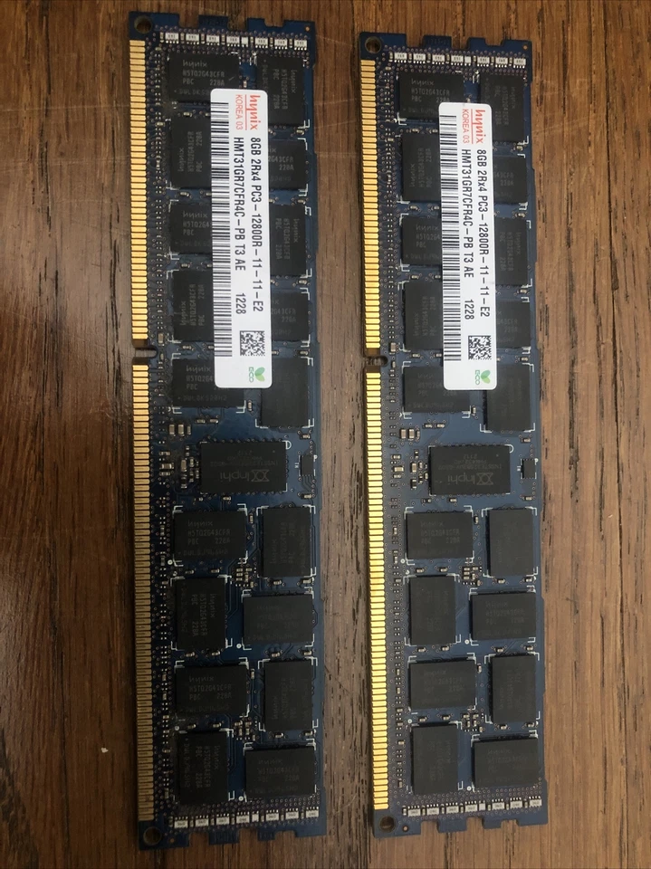 Hynix HMT31GR7CFR4C-PB 8GB DDR3 Server Memory RAM - Image 1 of 1