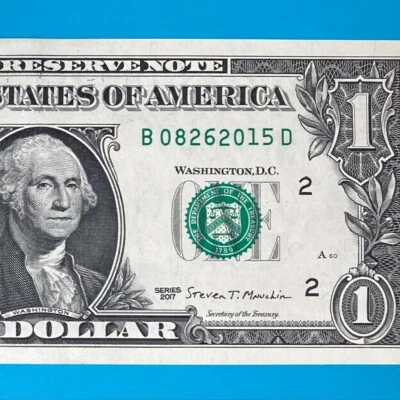 August 26, 2015 (B 08262015 D) BIRTHDAY Note $1 One Dollar Bill - Image 1 of 4