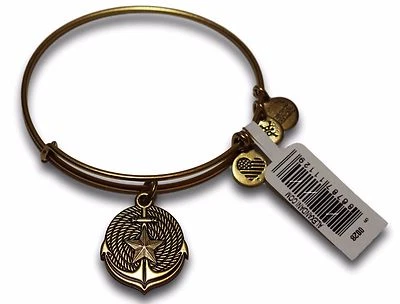 NEW SEALED ALEX AND ANI ANCHOR II Wire Bracelet Rafaelian Gold +Tag+Card - Image 1 of 3