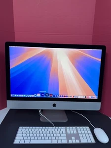 Apple iMac 27" Retina 5K 2017 i7 4.2GHz 32GB 512GBSSD RADEON-PRO-580 8GB Video - Picture 1 of 13