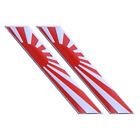 2 szt. Aluminium Japonia Flaga Japońska Bagażnik samochodowy Odznaka Emblemat Naklejka Naklejka