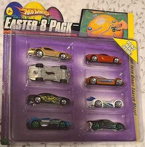 Hot Wheels Easter 8 Pack Assortment P8190 With 15" x 18" Play Mat New 2009 - Picture 1 of 11