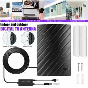 Indoor HD Digital TV Antenna Aerial 1080P 4K 380Miles UK Signal Amplified - Picture 1 of 17