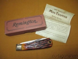 Remington Bullet R1178 Delrin Handle Mini Trapper Bullet Knife - Picture 1 of 5