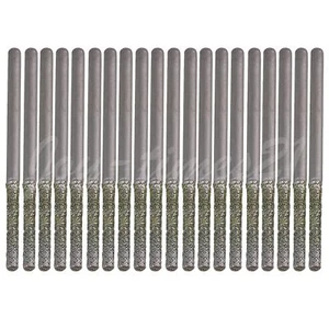 20 Stck. 2 mm Diamantbohrer Bits Loch 3/32 Zoll Schaft für Glas Keramik Fliese - Bild 1 von 6