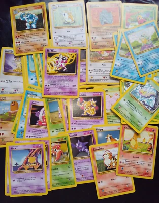 Pokemon Base 2 Cards x53 Bundle, w/ duplicates (NEAR MINT-MODERATE CONDITION) - Image 1 of 4