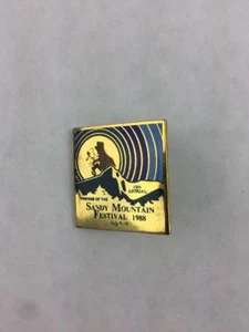 Friends of the Sandy Mountain Festival 1988 15th Collectible Souvenir Pin 1" - Picture 1 of 3