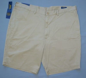 Neu Taille 46B 2X Big POLO RALPH LAUREN Herrenshorts Baumwolle vorne flach klassische Passform - Bild 1 von 3