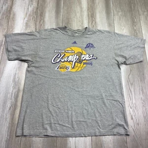 Maglietta Adidas Los Angeles Lakers Uomo XL Grigio 2009 Campione Pallacanestro Uomo * - Foto 1 di 16