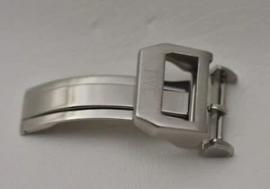 Hebilla de despliegue de acero inoxidable IWC 18 mm, como nueva - Imagen 1 de 6