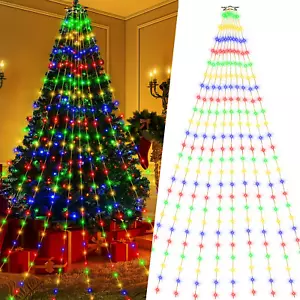Luci Albero Di Natale LED per Interno Esterno 2,8 Metri X 10 Fili, 280Leds - Foto 1 di 14