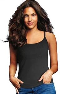 Maidenform Damen Baumwoll-Stretch-Trägertop, 2er-Pack Stil DMC008 small - Bild 1 von 4