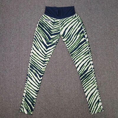 NFL Team Apparel Seattle Seahawks Athletic Full Leggings Women's Small Yoga Pant - Image 1 of 4
