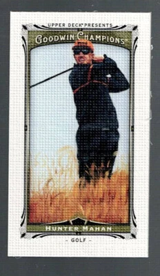 2013 Upper Deck Goodwin Champions Mini Canvas #18 Hunter Mahan - Image 1 of 2
