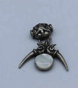 Colgante Dios Luna De Colección 1998 Espíritu Alquimia Peltre Inglés Sin Collar - Imagen 1 de 3