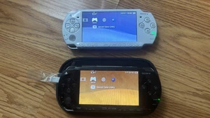 Sony PSP-1000 PSP-2000 Black & White | Both work | Cosmetic issues - Picture 1 of 5
