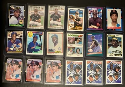 Vintage MLB Rookie Card Lot (18) Topps Fleer Donruss 1977-94 Canseco Strawberry - Image 1 of 4
