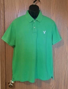 American Eagle Outfitters Mens Vintage Fit Green Polo Shirt Size 2XL - Picture 1 of 11