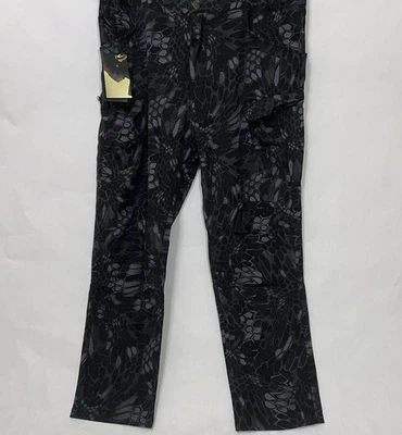 Calça tática camuflada de carga equipamento externo cinza preta poliéster masculina 3XL nova - Imagem 1 de 4