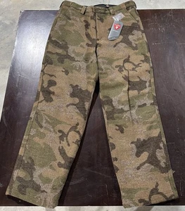 LL Bean Men's Maine Guide Wool Pants with PrimaLoft, Camouflage - Picture 1 of 4