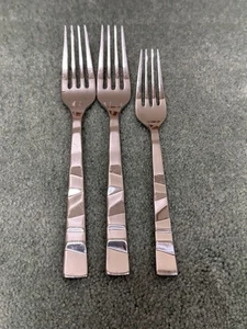 Oneida ORI 18/0 posate inox 2 forchette 8" 1 forchetta insalata 7 1/8" ottime condizioni - Foto 1 di 6