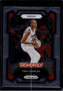 Tina Charles 2024 Panini WNBA Monopoly Prizm #71 - Picture 1 of 2