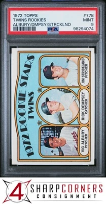 1972 TOPPS #778 TWINS ROOKIES PSA 9 - Image 1 of 4