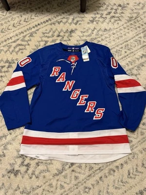 New York Rangers Adidas Blue Home Jersey 52 Large Chris Kreider Authentic $280 - Image 1 of 4