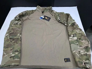 Neu mit Etikett Votagoo L/S professionelles taktisches Kampfshirt 1/4-Reißverschluss Zertifikat 3XL #7842 - Bild 1 von 12