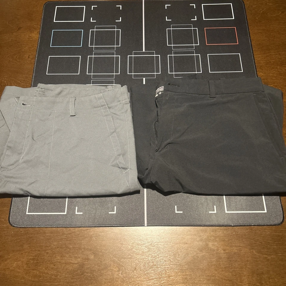 Pantalones Cortos de Golf Nike - Para Hombre - 38 - Gris Y Negro - Excelente Estado Foto 1 de 4