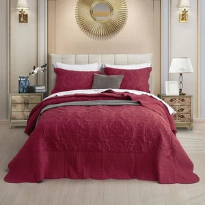Bedspread Coverlet Quilt Set Full Size - Lightweight Bedding Cover - Beautifu... - Picture 1 of 9