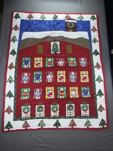 Vintage Christmas Countdown Quilt Days Advent Calendar - No Marker Included - Picture 1 of 13
