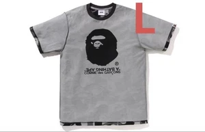Camiseta Universitaria A Bathing Ape x Comme des Garçons CDG Osaka Camuflada Negra Talla L Nueva - Imagen 1 de 3